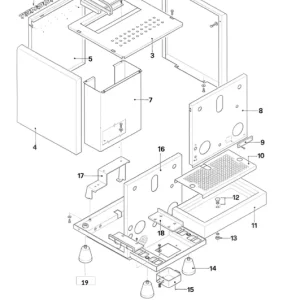 Bokstaver til bakpanel ROCKET - R Nine One - Reservedel OEM-nummer A619905681
