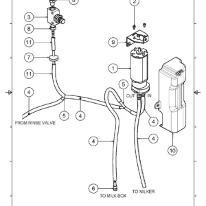 Carimali justeringsenhet for melkeskumluft - Reservedel OEM-nummer 97.05009