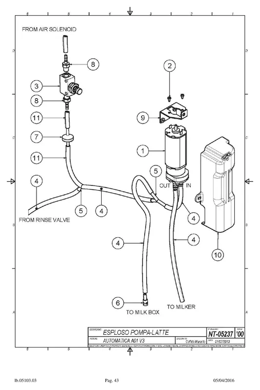 Carimali justeringsenhet for melkeskumluft - Reservedel OEM-nummer 97.05009