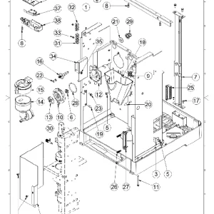 Carimali O-ring til mikser Armonia - Reservedel OEM-nummer 87.00086