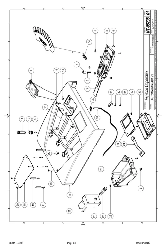 Carimali aksel - OEM-reservedelsnummer 95.05087