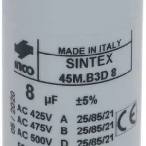 Eureka kondensator 8 mf Mignon - Reservedel OEM-nummer 1013.0008
