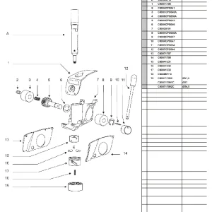 Macap CPS TW 30° BUSHING - Reservedel OEM-nummer C00041333