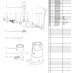 Macap Fjær M7DZ - Reservedel OEM-nummer C0008CPS056A