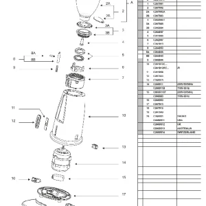 Macap gaffelstøtte M2 - reservedel OEM-nummer C247023