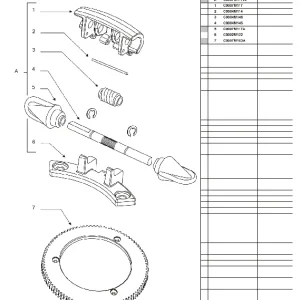 Macap trinnløs innstillingsring M7D - OEM-reservedelsnummer C0007M163A