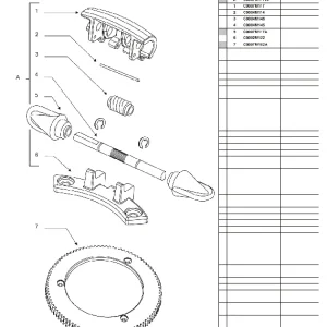 Macap trinnløs innstillingsring MXD - OEM-reservedelsnummer C0007M162A
