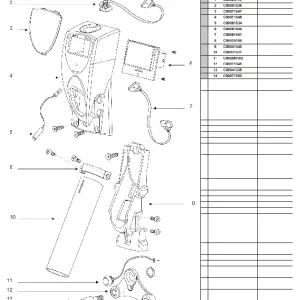 Macap knapp inkludert ledning - Reservedel OEM-nummer C0006M103