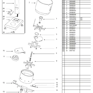 Macap lås - Reservedel OEM-nummer C0007M105