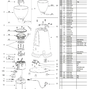 Macap hovedkort M42M - Reservedel OEM-nummer C00061638