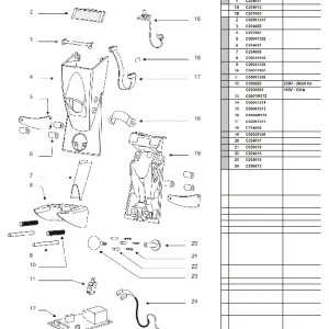 Macap MXDZ - M7DZ TILKOBLINGSKABEL - reservedel OEM-nummer C00061615