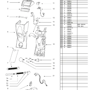 Macap programmeringsknapp MXD M7D - Reservedel OEM-nummer C204011