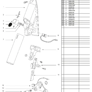 Macap Reggi Tubo M42M - OEM-reservedelsnummer C00071645