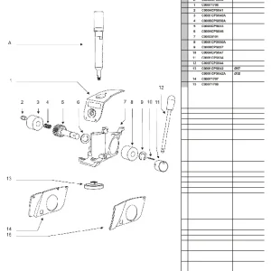 Macap høyre sidepanel M7DZ - Reservedel OEM-nummer C00071708