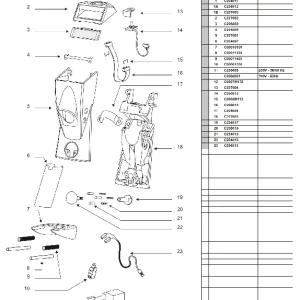 Macap støttestang M7DZ - Reservedel OEM-nummer C00041330