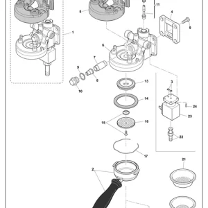 Rancilio gruppsil Silvia - Reservedel OEM-nummer 40200005