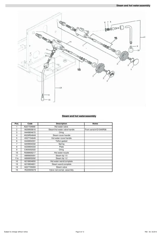 Rocket dampknott R58-R60V-APP-TYPE V-EVO R - Reservedel OEM-nummer A639905816