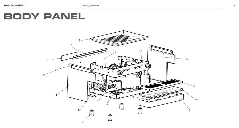 Rocket frontpanel Boxer 2-gr - Reservedel OEM-nummer M019905269