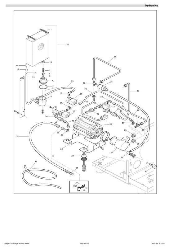 Rocket R 58-plugg 1/8 - reservedel OEM-nummer A229904548