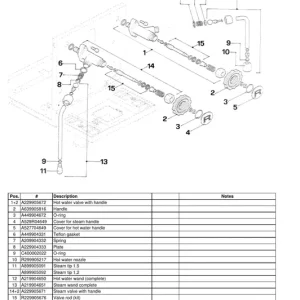 Rocket R 60V dampkran med knott R60V - Reservedel OEM-nummer A229905671