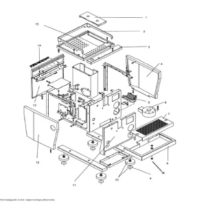 Rocket R Nine One høyre sideplate R9 One - Reservedel OEM-nummer M019906201