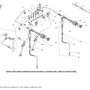 Rocket RE A Ångvred RE -C1404 - Reservedel OEM-nummer M839904786