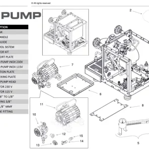 Rocket rotasjonspumpe i rustfritt stål - Reservedel OEM-nummer A299909876