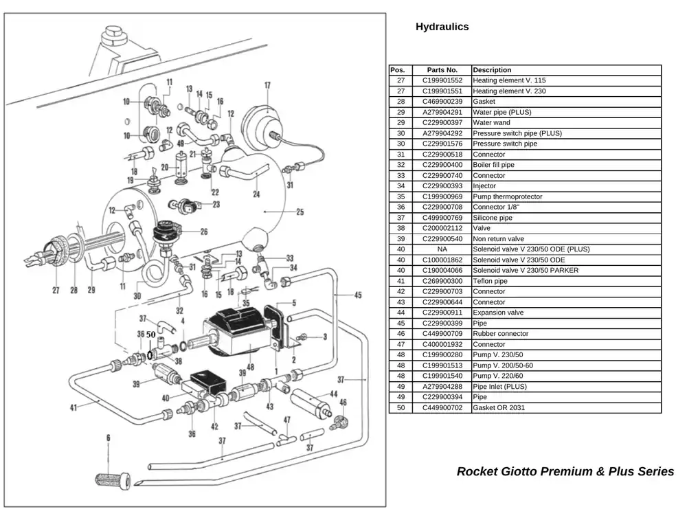 Rocket hurtigkobling-1/8 HO - reservedel OEM-nummer C229900708