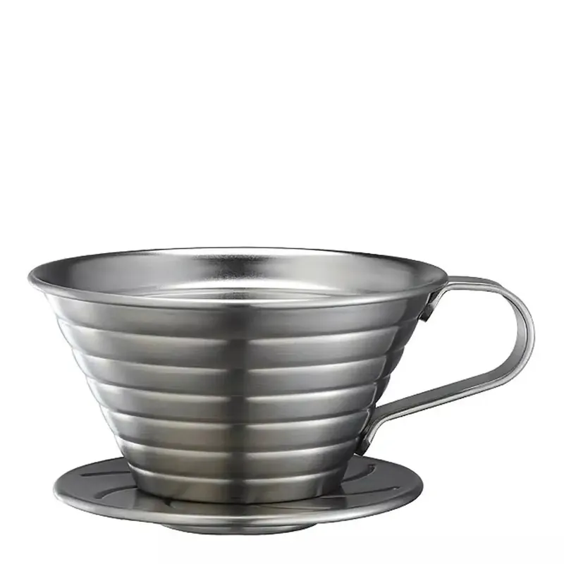 Tiamo dripper i rustfritt stål - K02
