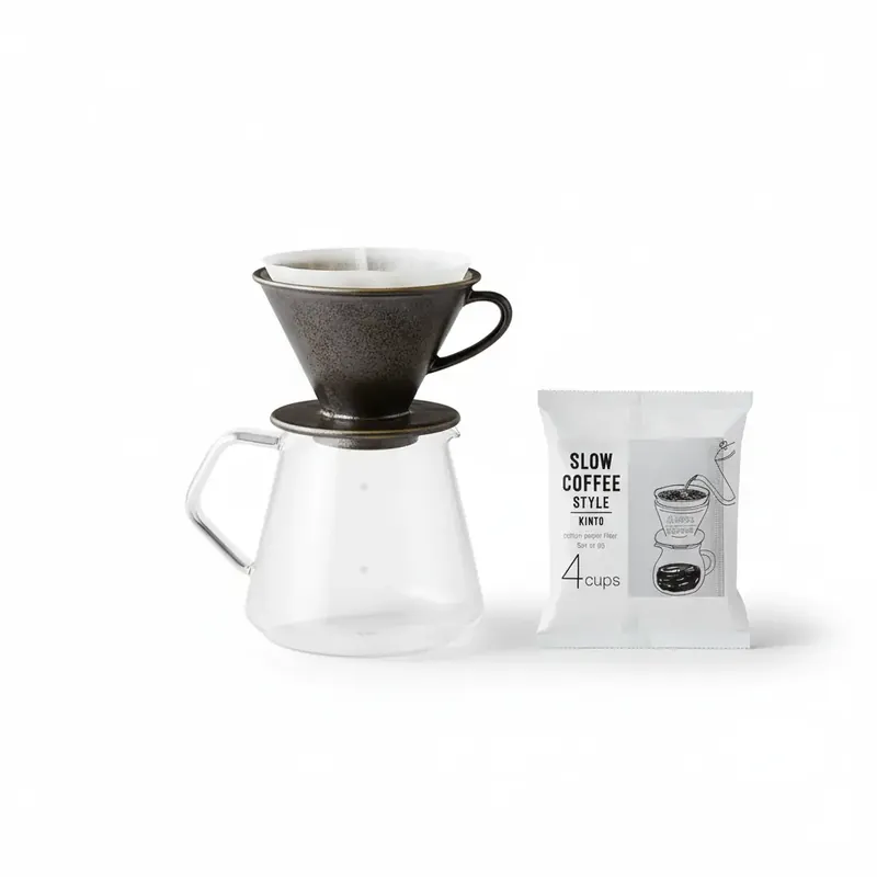 Kinto Slow Coffee Style S02 sett for 2-4 kopper