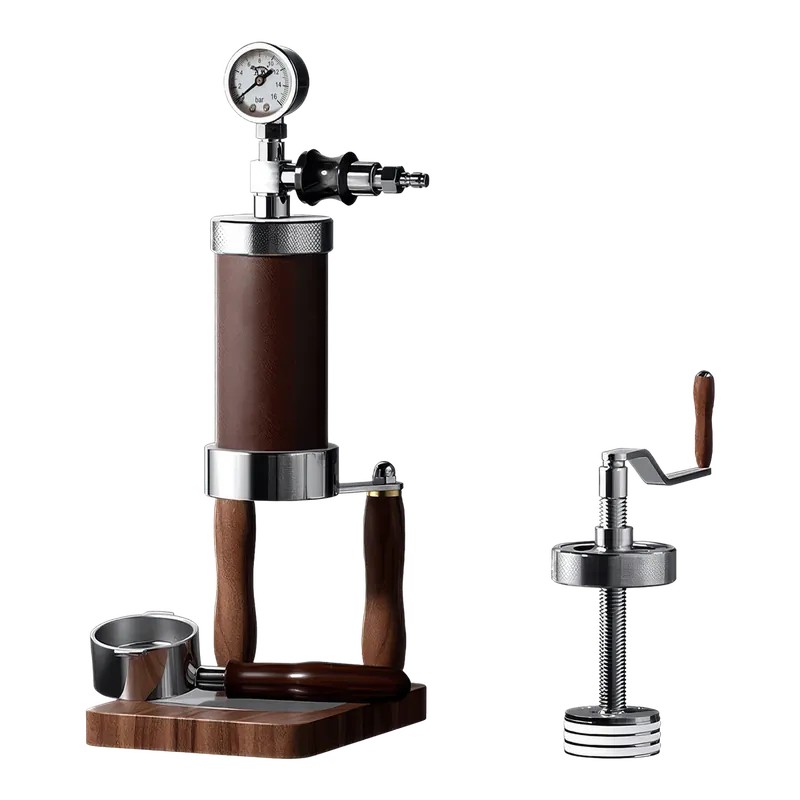 Aleman Nomad Hybrid Bærbar espressomaskin Manuell og pneumatisk 2-i-1