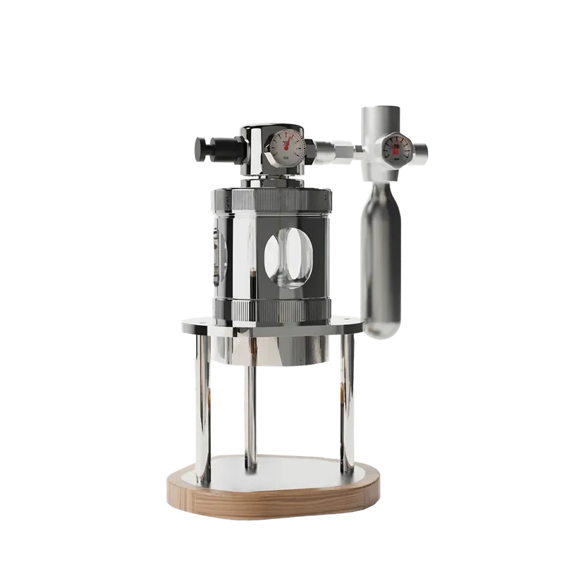 Aleman mikro pneumatisk espressomaskin Luftdrevet 58 mm bordmodell
