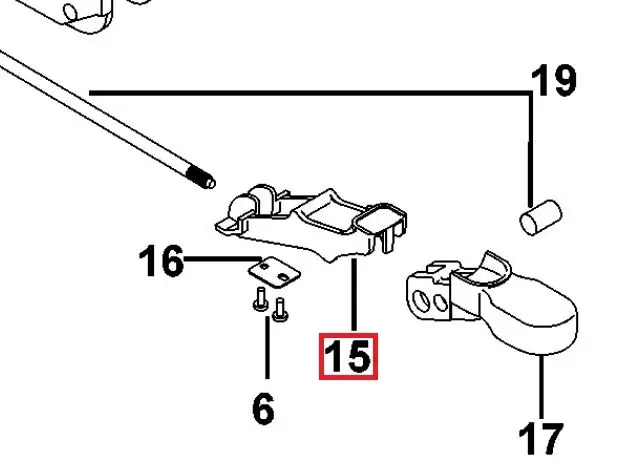 Actuator DW712 - D2711x - pos.15