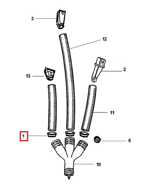 Adapter til DE7777 / DE7778 sugesæt