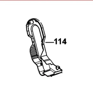 Belt cover DWS727