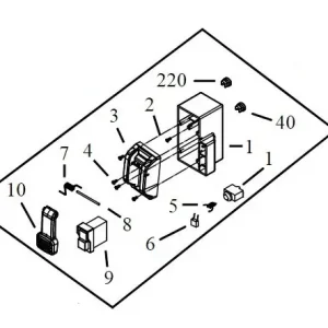 BES720 kontaktboks - komplett