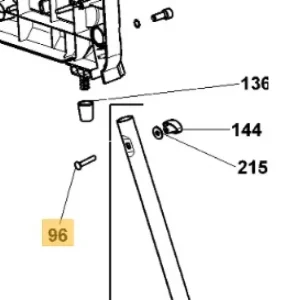 Bolt Dewalt DW743/DW743N ben
