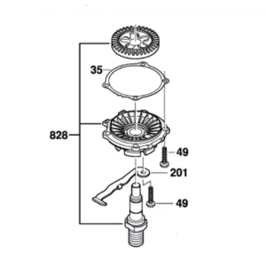 Bosch lejeflange