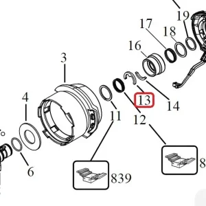 Clip DCF850 - bitholder