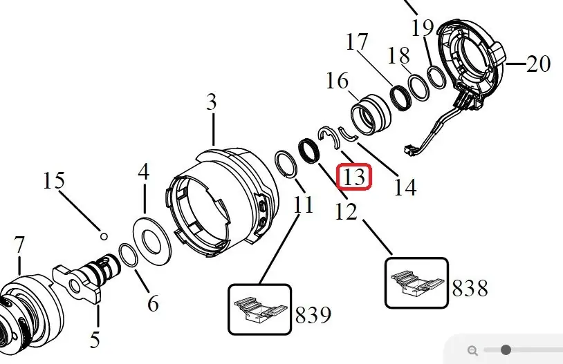 Clip DCF850 - bitholder