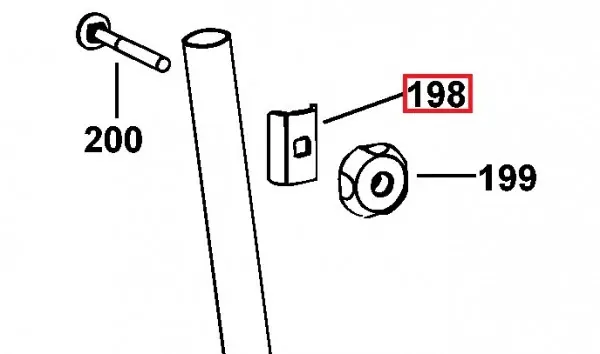 Dewalt D27105 / D27107 monteringsbøjle til ben