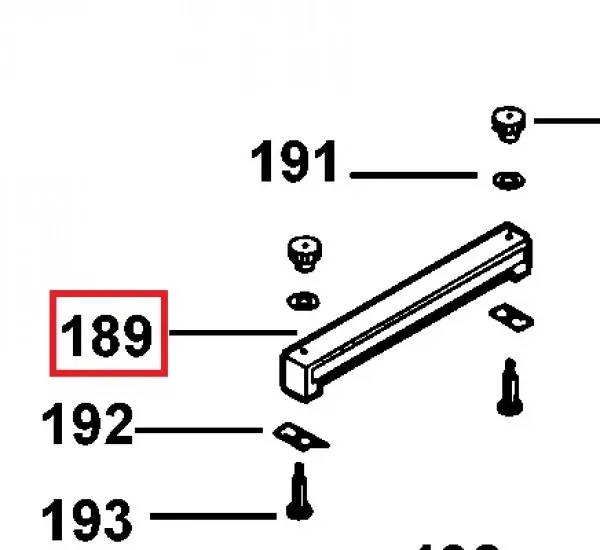 Dewalt DW738 anslag