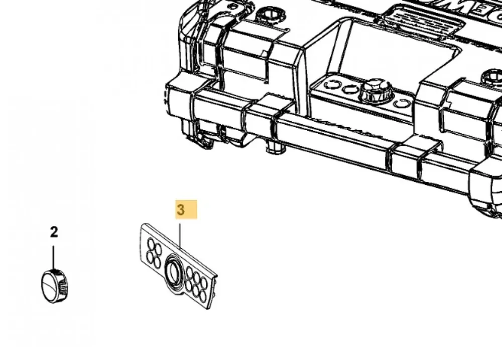 Dewalt DWST1-81078 gummitastatur