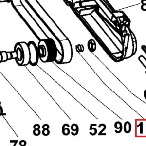 Fjær DW743N/DW743 TP4-6 - spindel