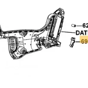 Gummi Dewalt DCS335 stiksav HS