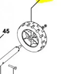 Hjul Dewalt DE7400