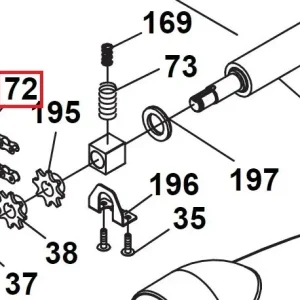Kjede DW733 - rulle