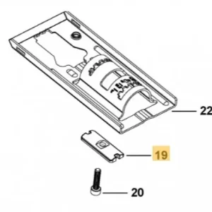 Låseplade Black&Decker BDCJS18