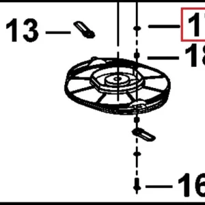 Låsering BEMWH551 - pos.17