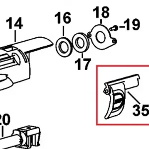 Lever-lock Dewalt DCS380